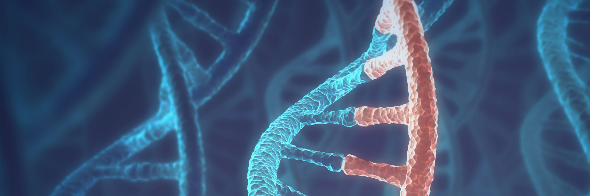 DNA strands representing rare disease
